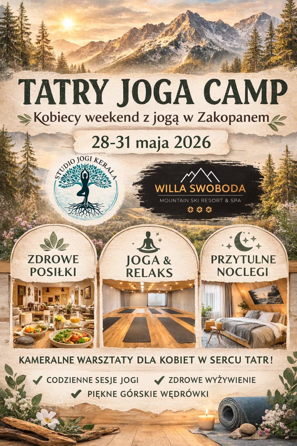 TATRY JOGA CAMP - weekend z Jogą w Zakopanem